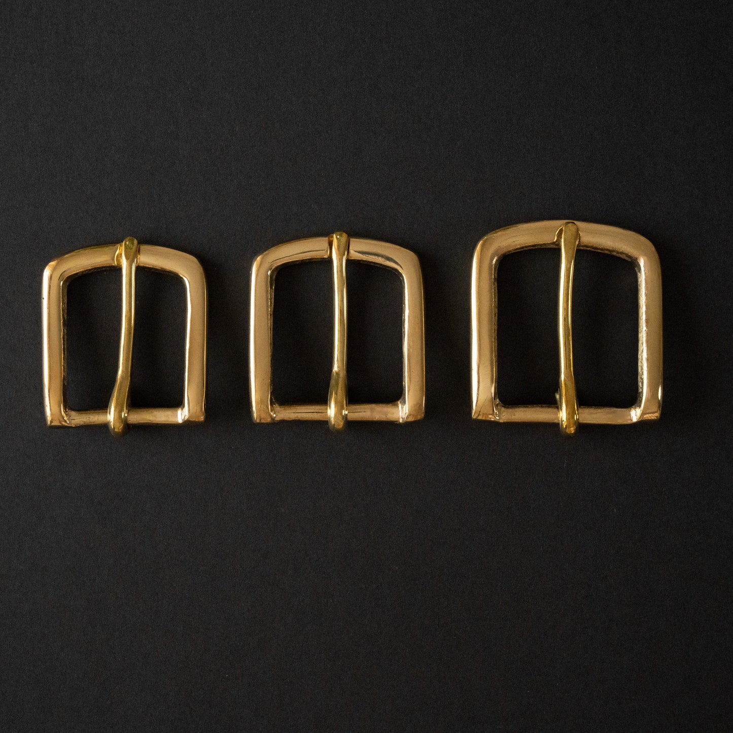 Belt Buckle B3: Solids Cast Brass