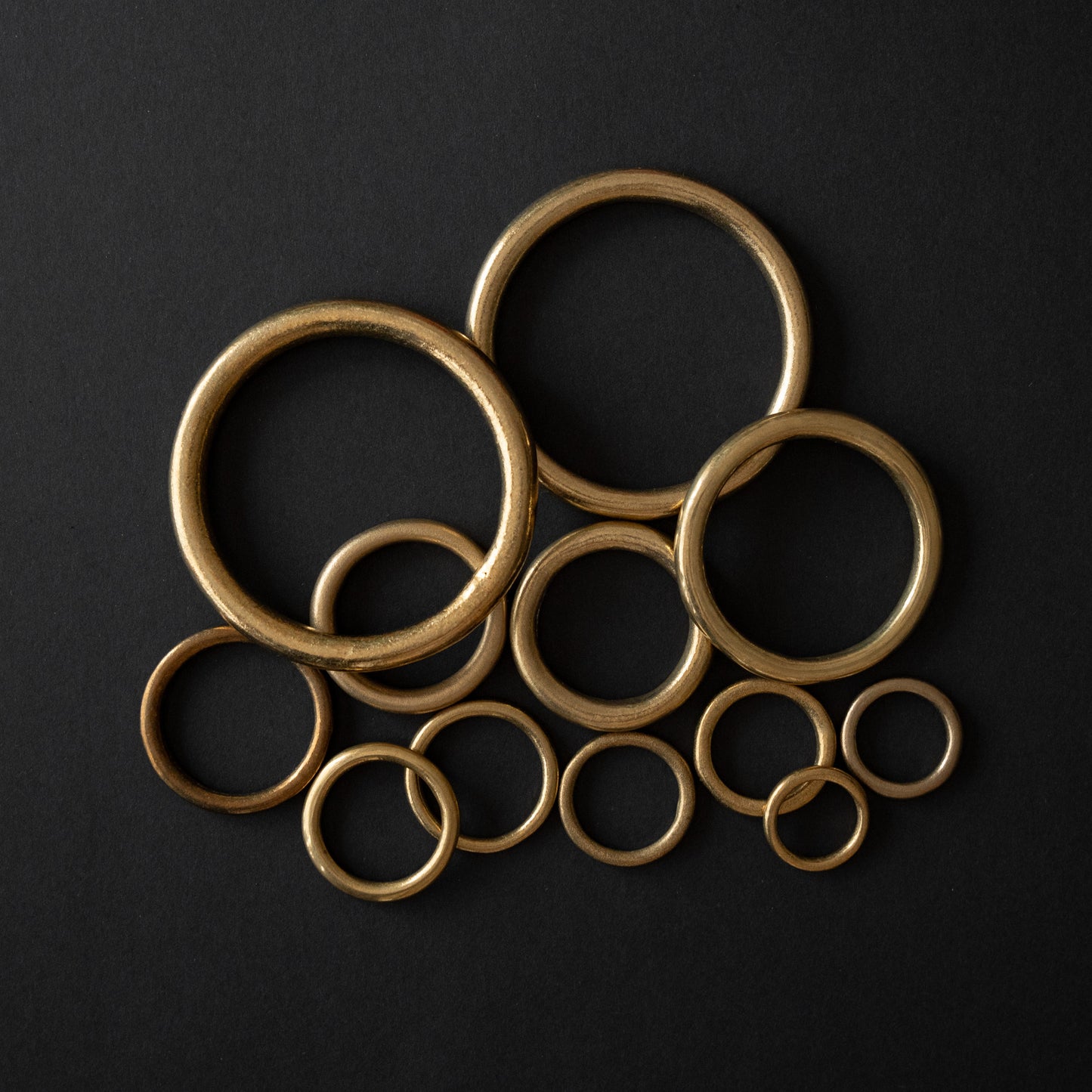 Solid Brass Ring: Cast