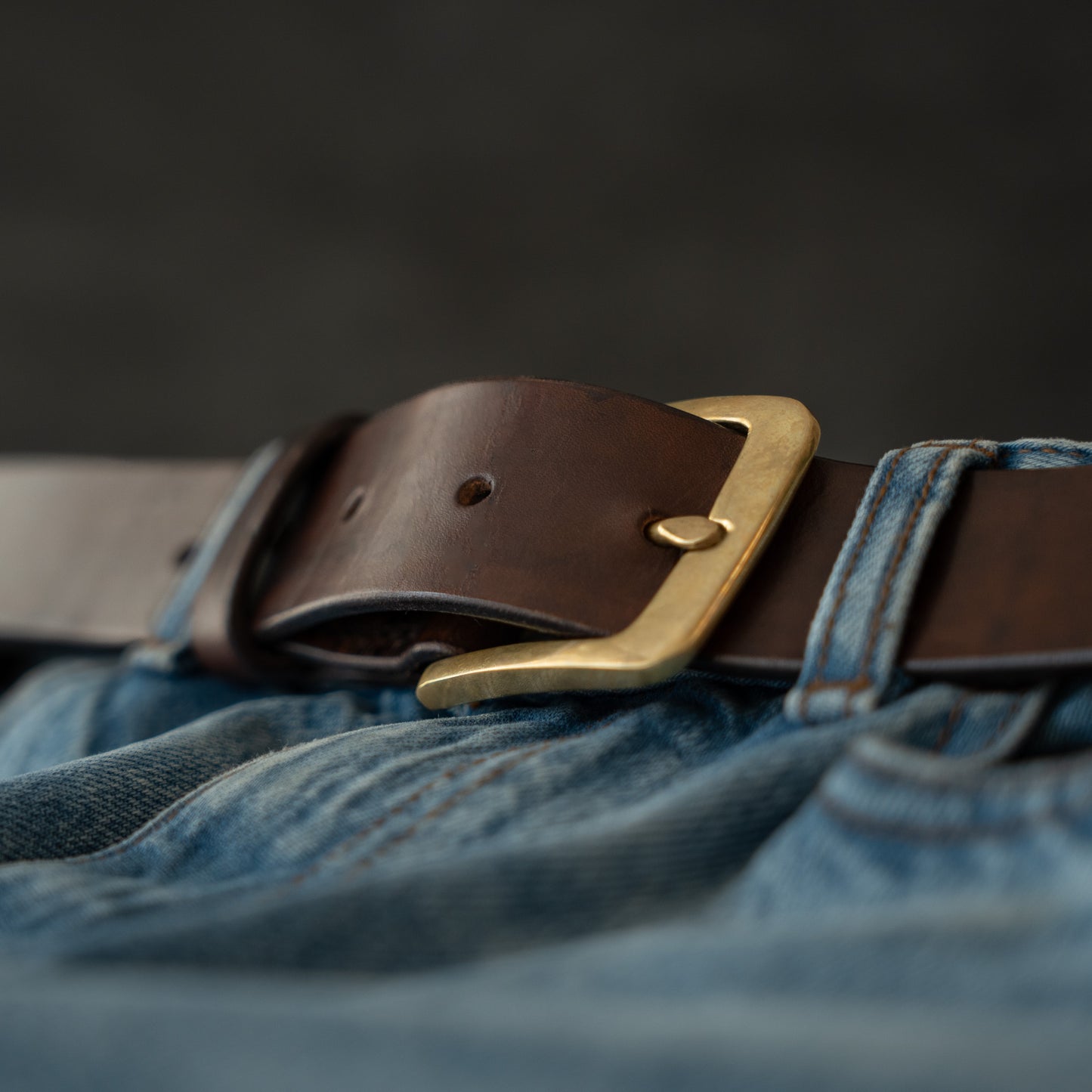 Belt Buckle B2: Solids Cast Brass