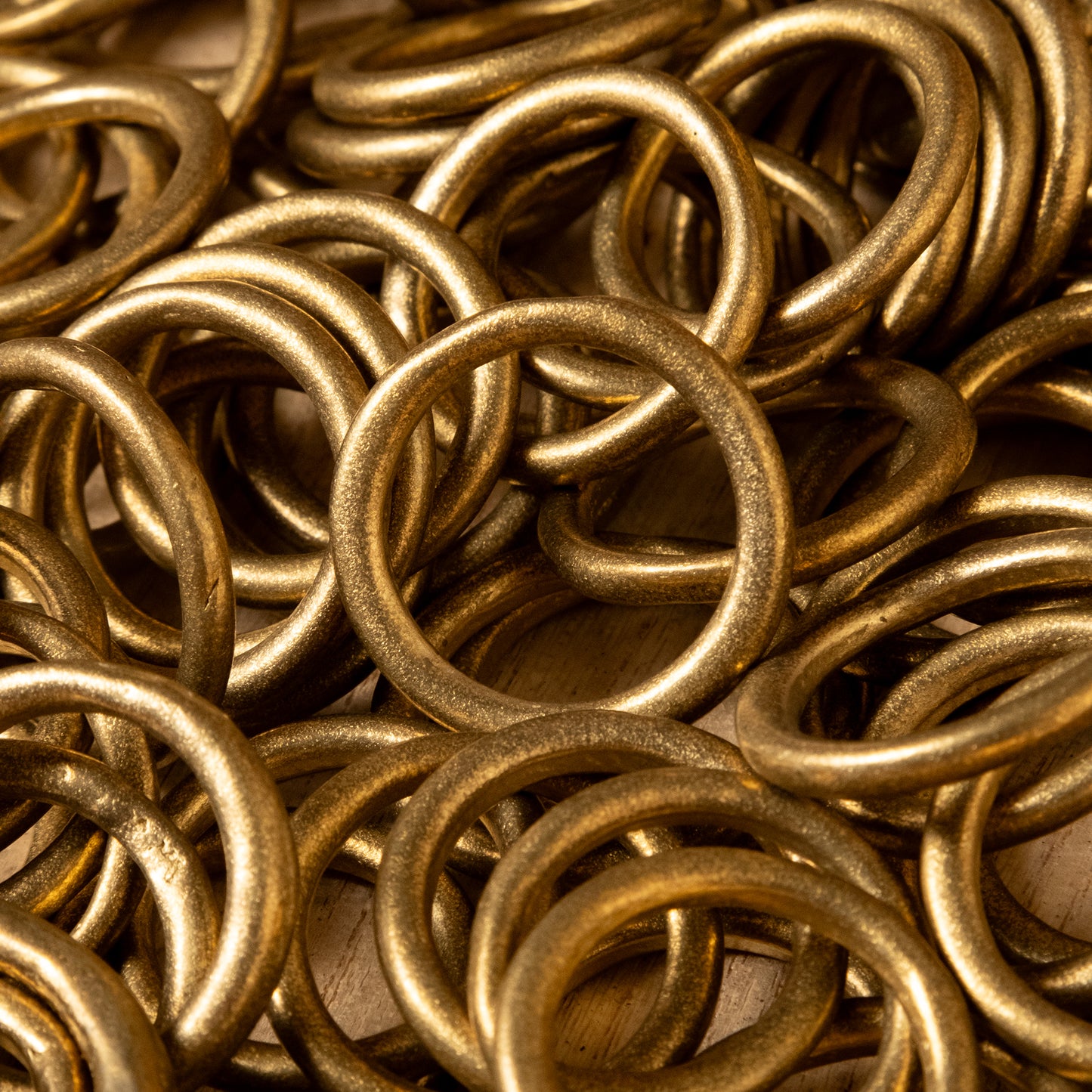 Solid Brass Ring: Cast
