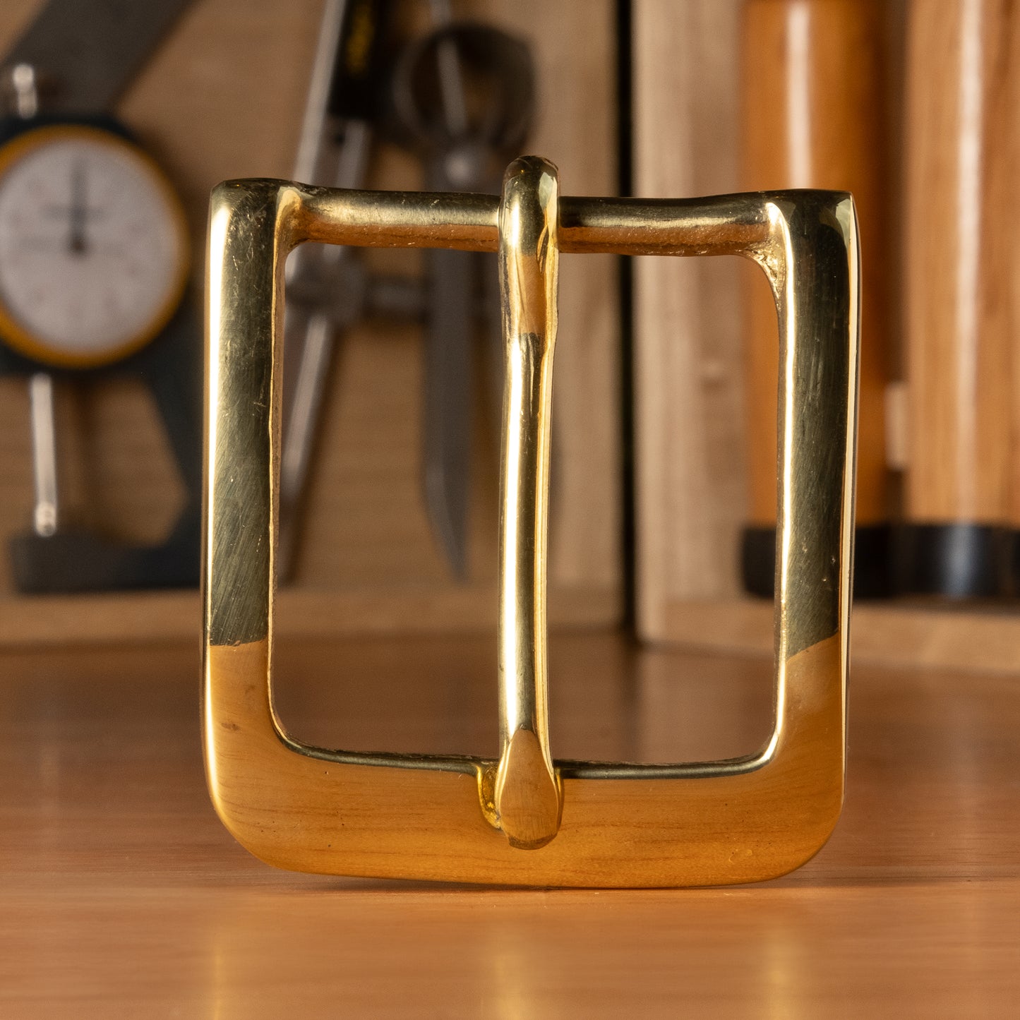 Belt Buckle B2: Solids Cast Brass