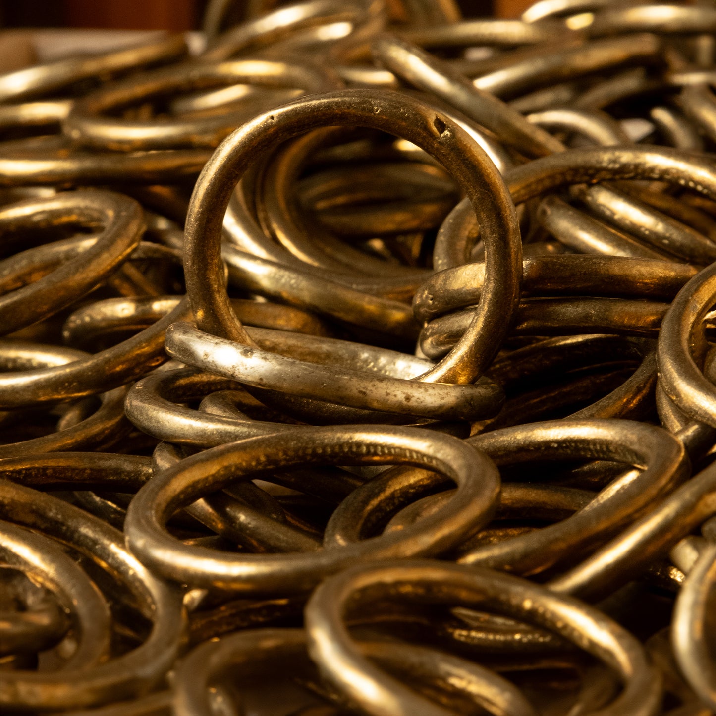 Solid Brass Ring: Cast
