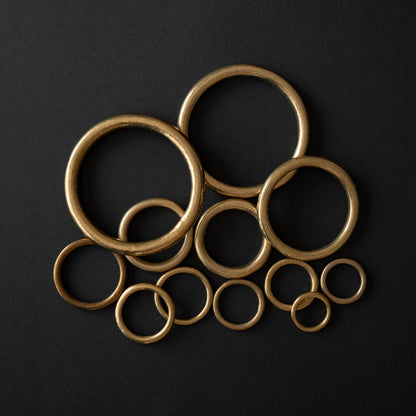 Solid Brass Ring: Cast