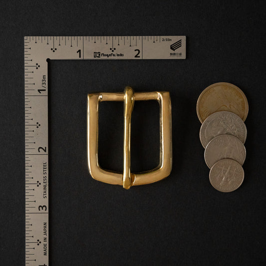 Belt Buckle B3: Solids Cast Brass