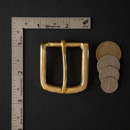 Belt Buckle B3: Solids Cast Brass