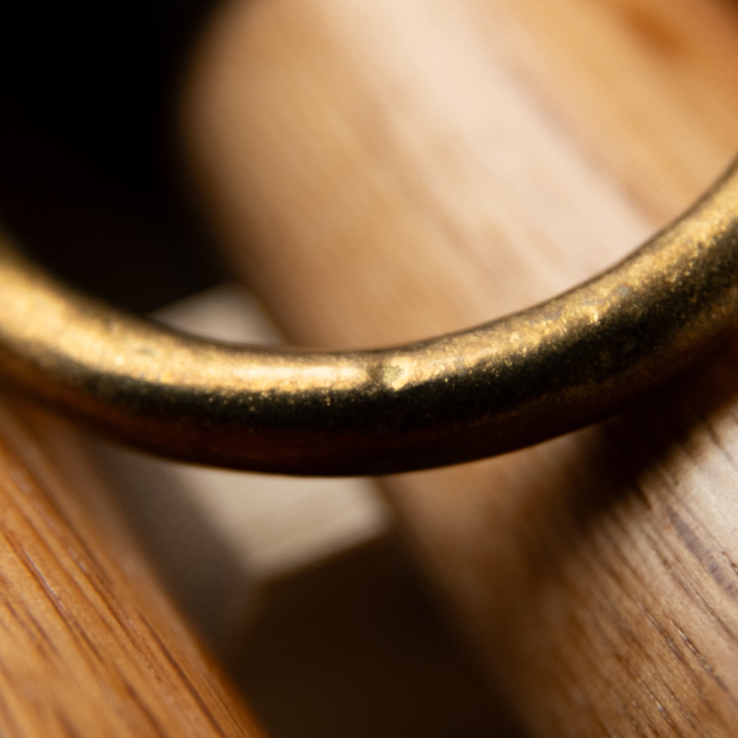 Solid Brass Ring: Cast
