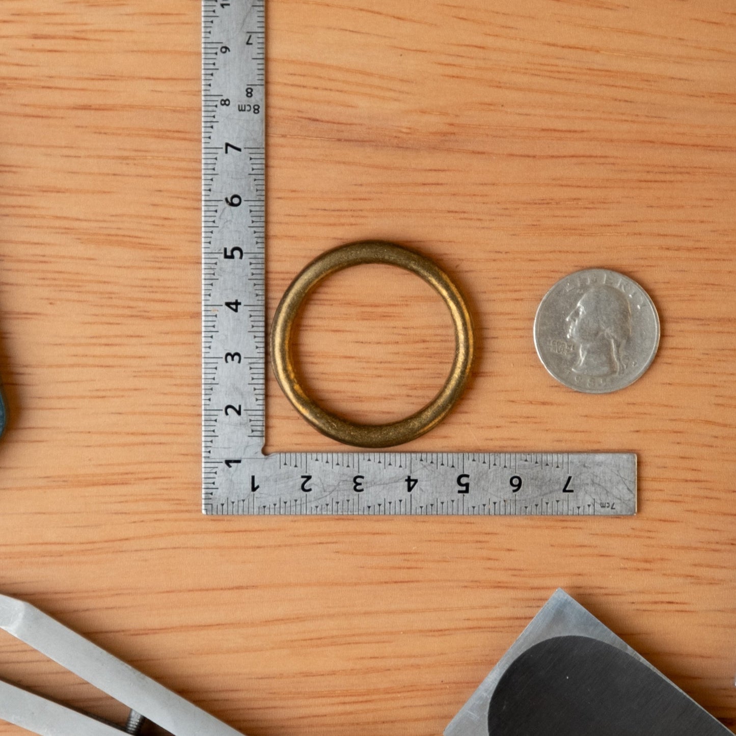 Solid Brass Ring: Cast