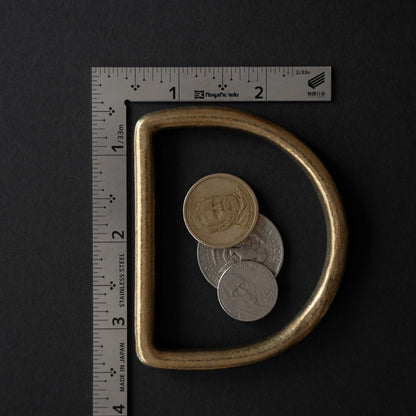 Solids Brass D-Rings: Cast