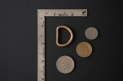 Solids Brass D-Rings: Cast